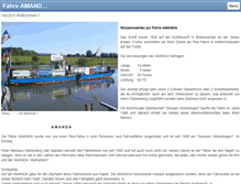 Tablet Screenshot of faehre-amanda.de